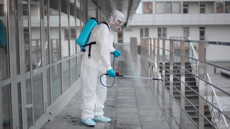 Certified disinfection and sanitization cleaning services in Colorado Springs for safe commercial environments.