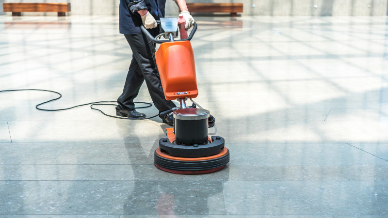 Hard floor cleaning and polishing services in Fort Myers for a spotless, professional shine.